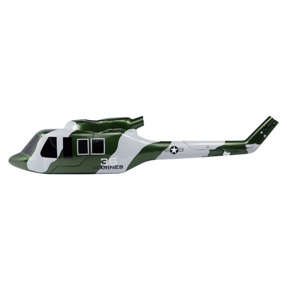 Microheli Airbrush Fiberglass Bell Uh Huey Scale Blade S V